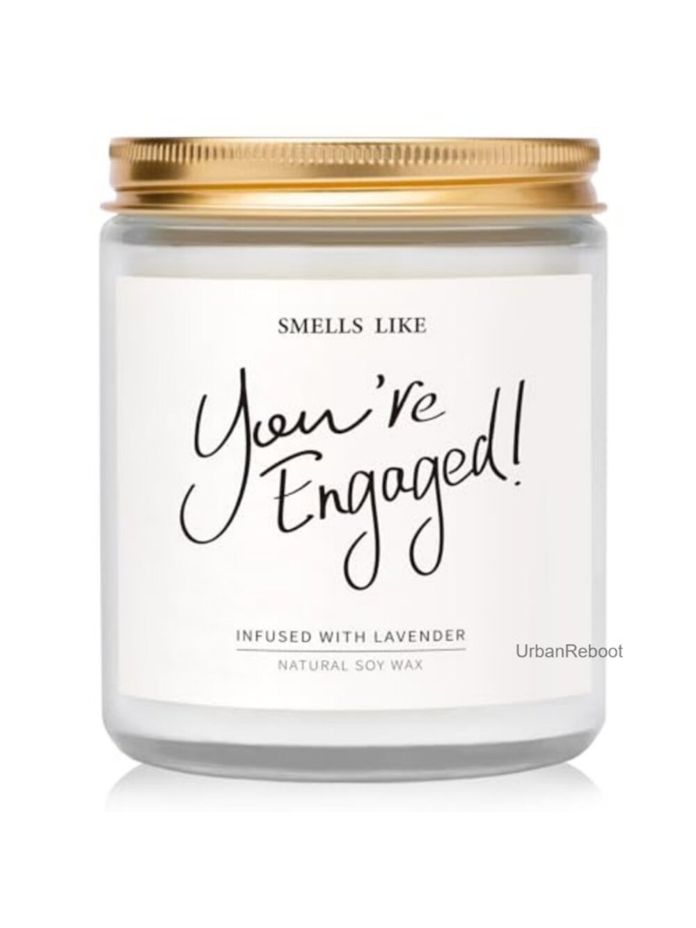 Engagement Gift Candle Lavender Scented Jar Candle for Couples